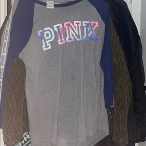 Baseball pink tee